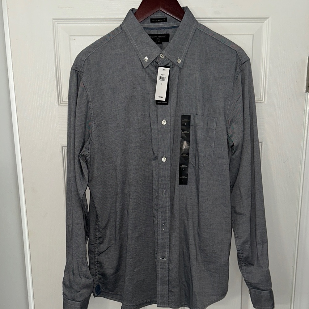 Men's Banana Republic Factory Button-Down Shirt